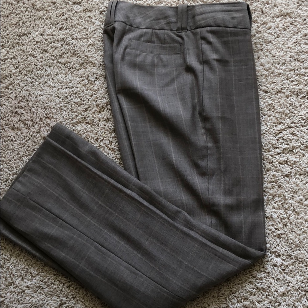 Gray trousers